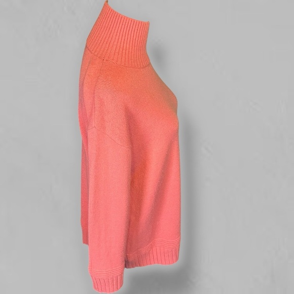 By Anthropologie ‘Margarita’ Button-Up Shoulder Tunic Sweater in Pink Sz XS - Picture 9 of 13